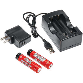 38 Li-Ion 18650 Batt ADC-L2 Li-Ion Charger Set US