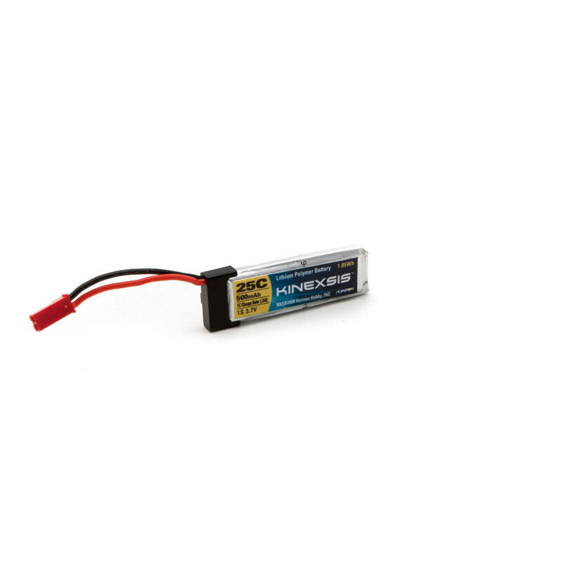 3.7V 500mAh 25C 1S LiPo Battery: Blade