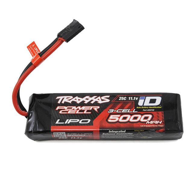 11.1V 5000mAh 25C 3S LiPo Battery with TRA ID