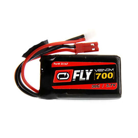 Fly 3.7V 700mAh 30C 1S LiPo, Micro Losi, JST
