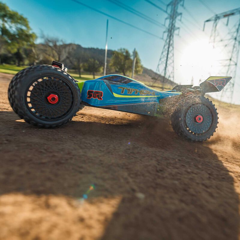 1/8 TYPHON MEGA 665 4X4 RTR Brushed Buggy, Blue 6