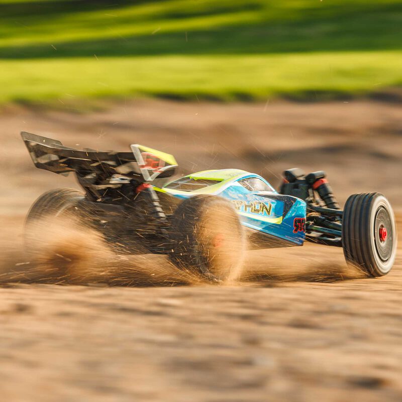 1/8 TYPHON MEGA 665 4X4 RTR Brushed Buggy, Blue 7