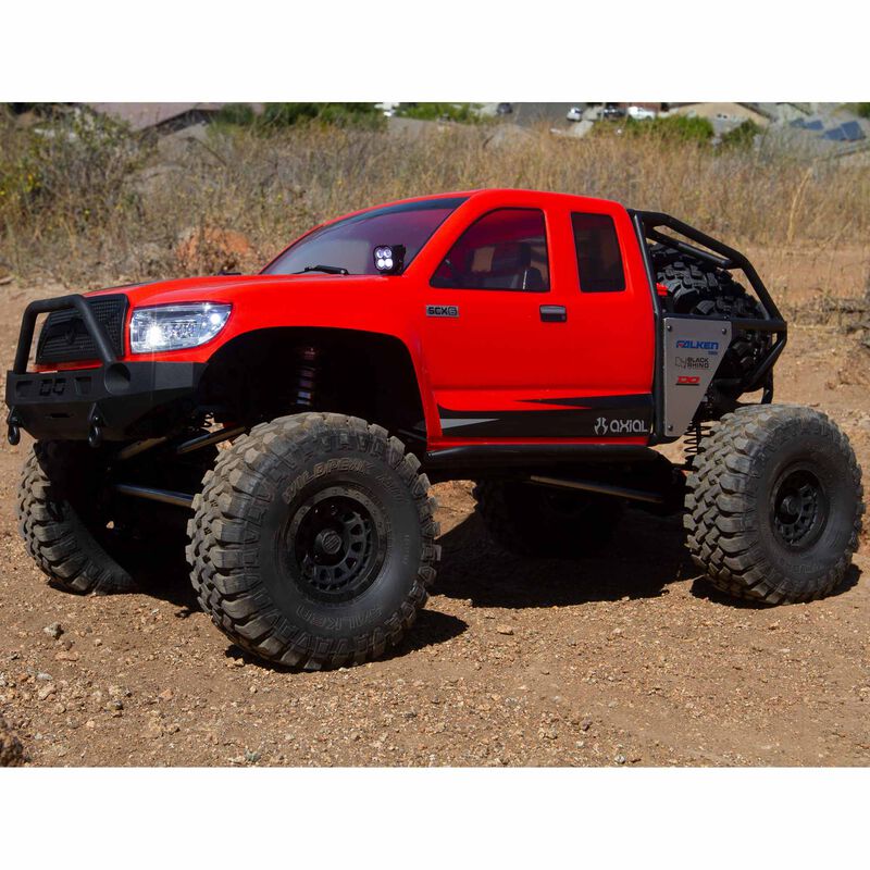 1/6 SCX6 Trail Honcho 4X4 RTR Brushless Rock Crawler, Red 8