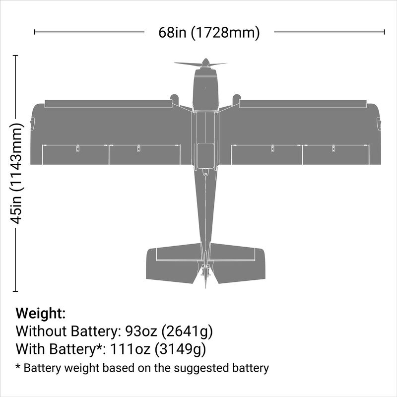 Super Timber 1.7m BNF Basic with AS3X and SAFE Select 4