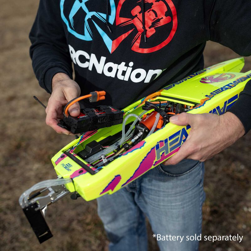 Blackjack 24" V2 Catamaran Brushless: RTR, Heat Wave Visual 10